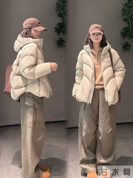 别再乱买羽绒服了！18套「卡其色系+同色系穿搭」公式显瘦又高级