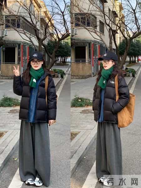 秋冬懒人穿搭：一件外套搭遍长裙阔腿裤，每天换套不重样！