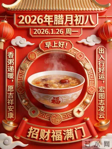 2026年元月26日腊八节祝福语！和精美绝伦图片