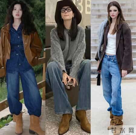 最近火了一双鞋，叫"美拉德靴"！时髦显高，配裤子、裙子都好看！