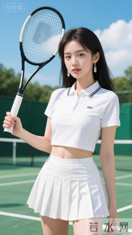 白衫搭百褶裙，活力又俏皮