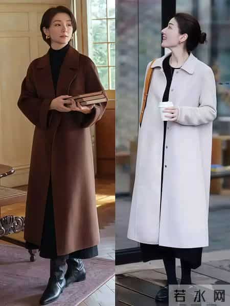 “大衣+连衣裙”=今年最时髦穿搭！优雅又洋气，关键是特有女人味