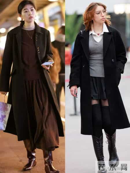 被成都太古里“大衣叠穿”惊艳了！既保暖又高级，适合普通人借鉴