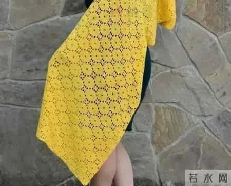 新年一定要给自己织一条铜钱花围巾