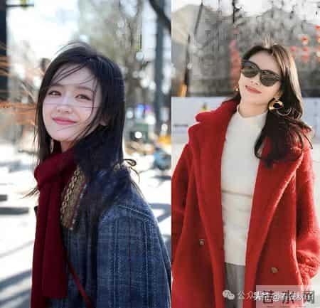 临到过年,“红+灰”穿搭又火了!穿上多减龄、自然