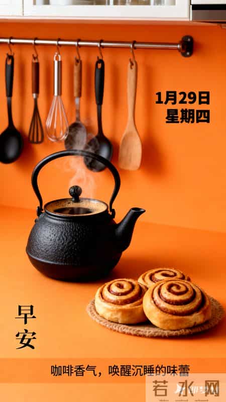 今天是1月29日星期四早安 让年味为你点缀岁末 让好运为你锦上添花