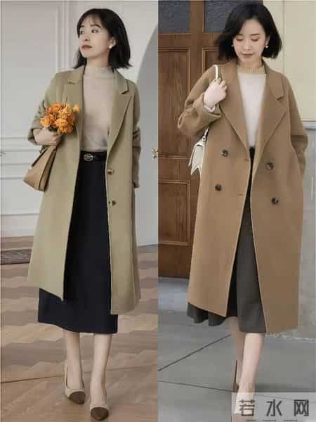 “大衣+呢子裙”=今冬最时髦搭配！保暖显瘦两不误，还特显气质