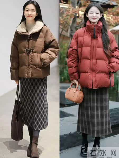 “羽绒服+半裙”才是冬日最美穿搭，洋气又减龄，适合4、50岁女人