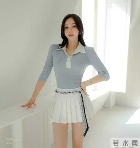 浅蓝清甜轻熟套装