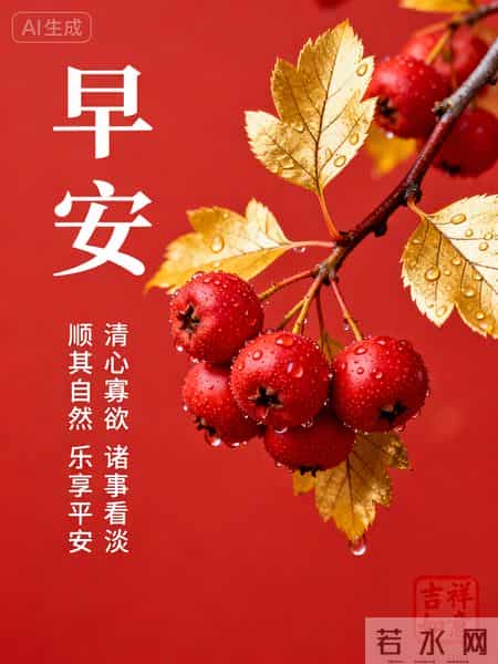 马年将至｜周二早安，8张喜庆早安祝福图，赶紧存！愿万事顺遂！