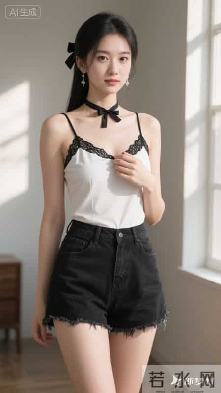 黑白配穿搭,简约又性感