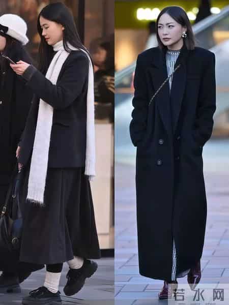 “大衣+连衣裙”=今年最时髦穿搭！优雅又洋气，关键是特有女人味
