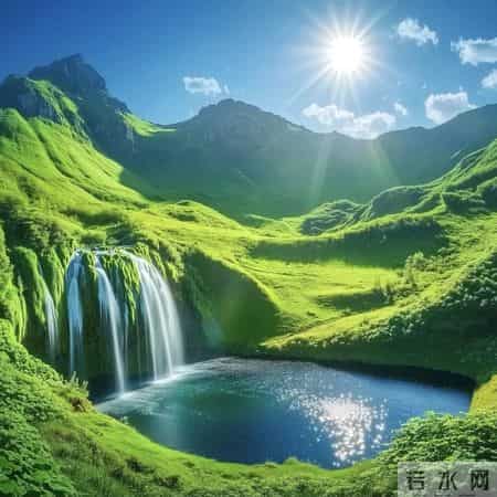 聚财微信头像--有山有水，八方聚财