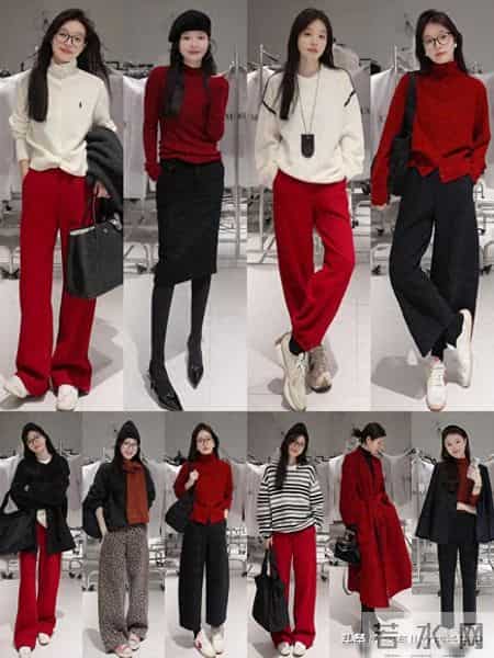 将“气质感”穿在身上：黑、红色节日氛围，秋冬知性西装穿搭指南