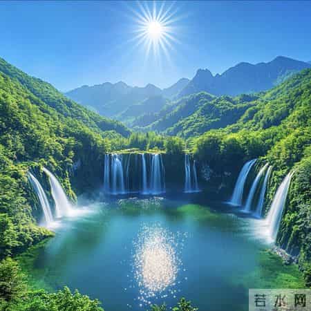 聚财微信头像--有山有水，八方聚财