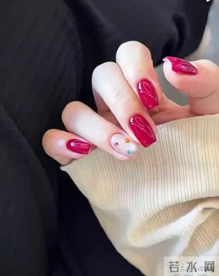 嘎嘎好看的美甲