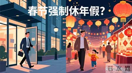 公司春节放假15天，其中5天强制抵扣年假，我不同意行不行？