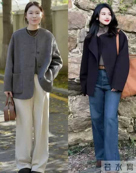 今年请一定要这样穿：短大衣+阔腿裤，回头率高还洋气，值得尝试