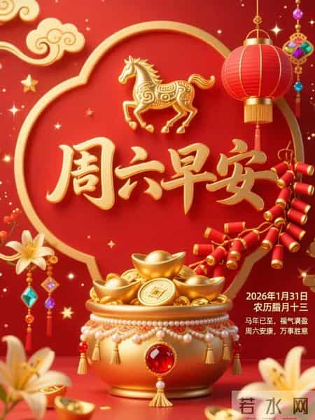 1月31日周六早安，1月再见，2月你好，所遇皆美好，未来皆可期。