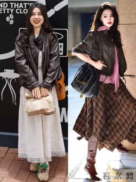 春天请一定要这样穿：短外套+半身裙，时髦洋气，每套回头率都高