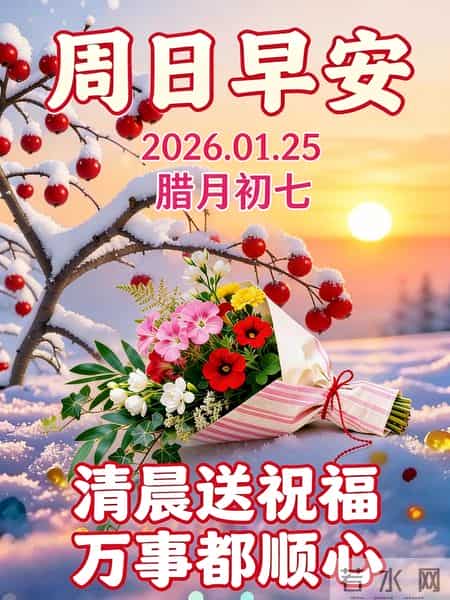 自在随心，喜乐安宁。周末早安～