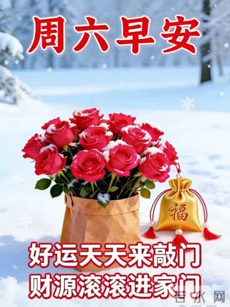 2026年1月31日周六早上好，冬日早安暖心图片，冬日问候祝福语