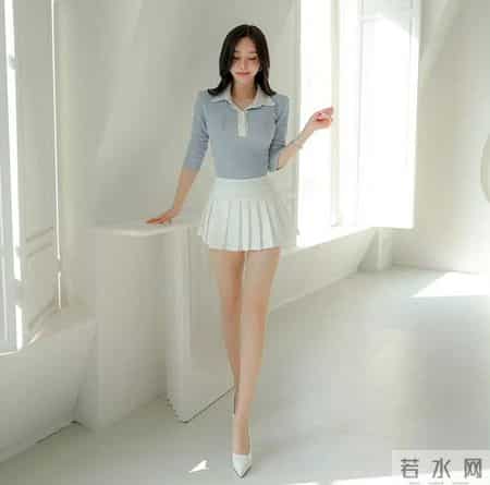 浅蓝清甜轻熟套装