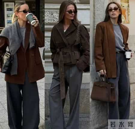 灰色到底有多万能？跟这3个“富贵色”一搭，高级感根本不用装！