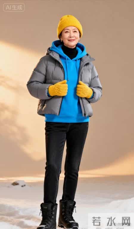 穿了十年灰色羽绒服，今年靠这3个配色穿出了“贵气暖”