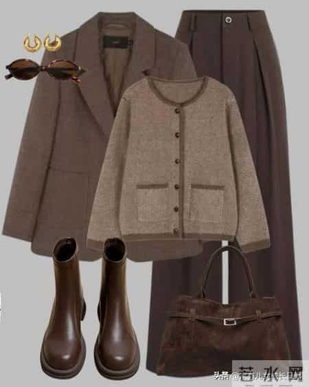 冬日高级感穿搭指南：把“卡其色”穿出彩，复古与知性的交融