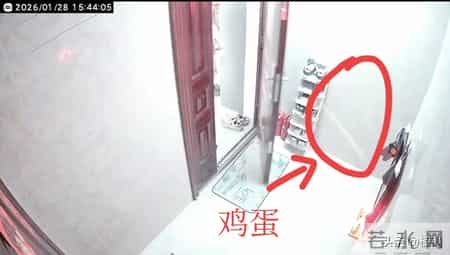 张家界女子挂婆婆遗像抗议邻居，遗像遭扔鸡蛋，丈夫踢翻鞋架