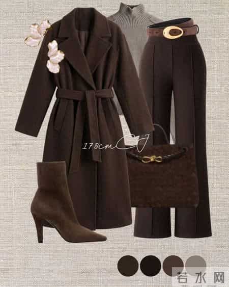 太美啦 这20套胶囊衣橱配色 这组穿搭极其典型的松弛感老钱风！