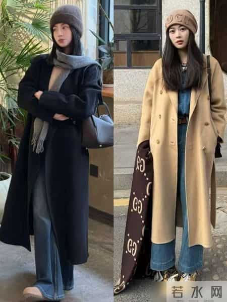 “大衣+牛仔裤”今年冬天最流行的穿搭，这样穿时髦松弛又减龄！