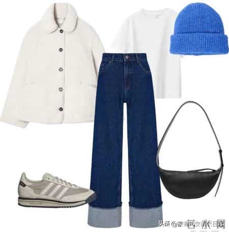 一周不重复简约时尚，解锁春日松弛感穿搭，勃艮第红与丹宁的碰撞