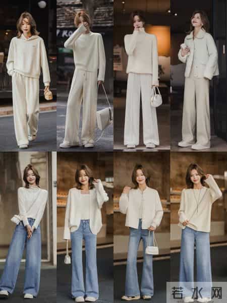 不用买新衣服！衣柜基础款搭出32套秋冬look，太香了
