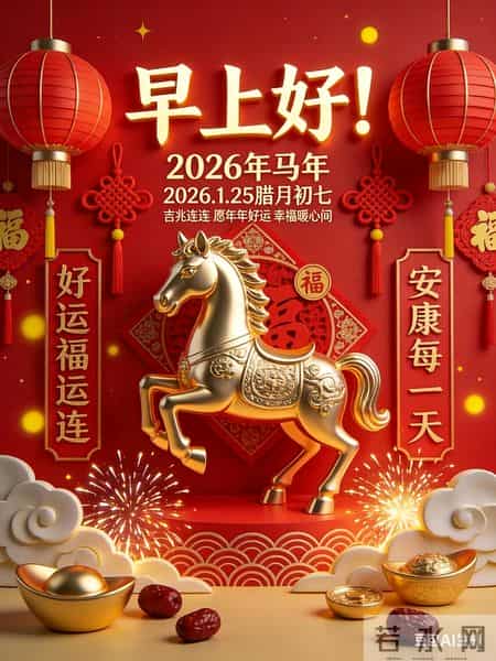 2026年元月25日早上好！温馨祝福语 和精美绝伦图片