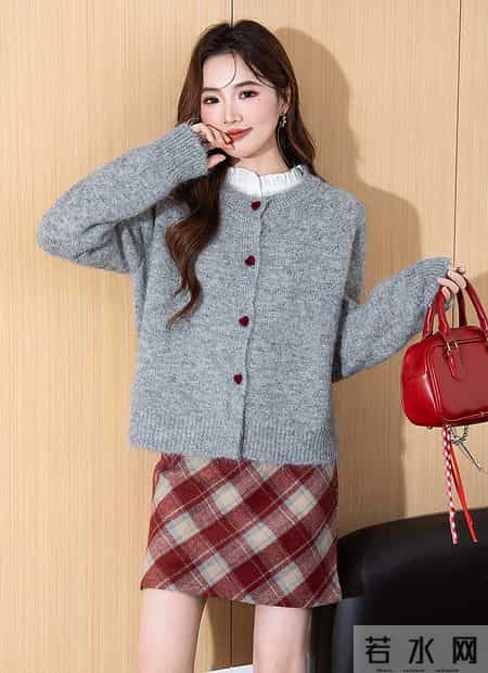 冬日超火的一组配色：灰+红，好看显高级！