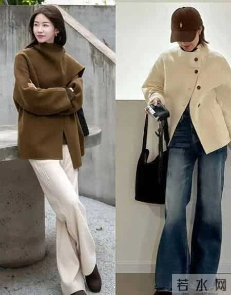 今年请一定要这样穿：短大衣+阔腿裤，回头率高还洋气，值得尝试