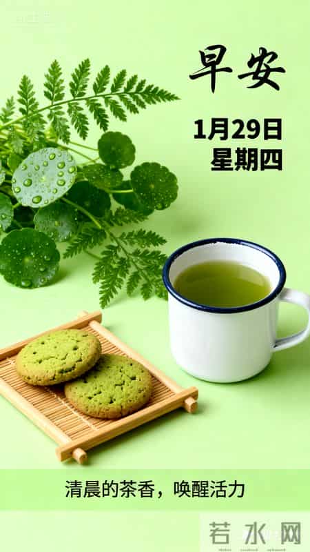 今天是1月29日星期四早安 让年味为你点缀岁末 让好运为你锦上添花