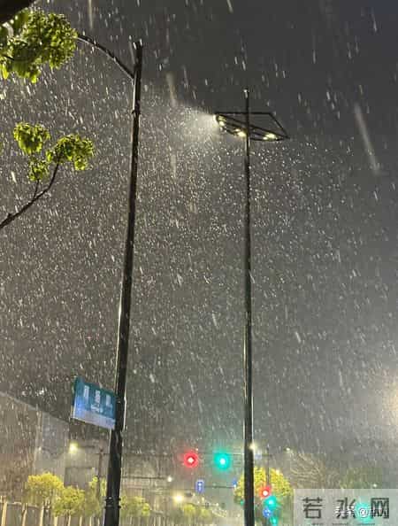 1.31!凌晨!杭州大雪纷飞