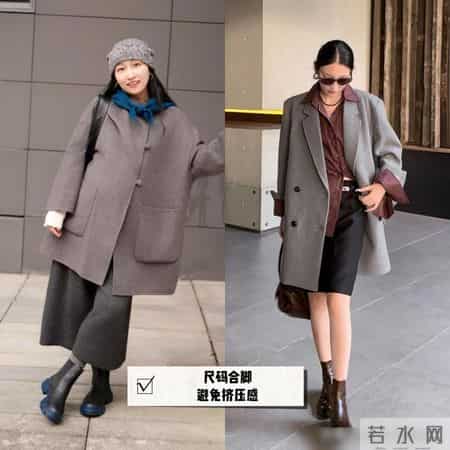 穿来穿去，大衣还是跟“切尔西靴”最搭！高级时髦，关键显腿细