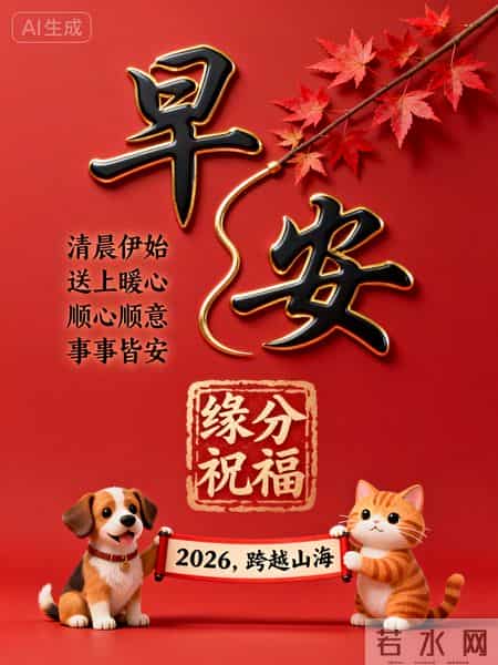 马年将至｜周二早安，8张喜庆早安祝福图，赶紧存！愿万事顺遂！