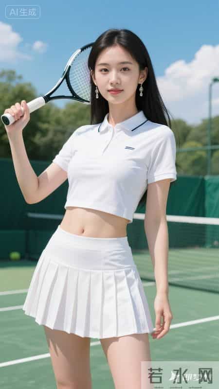 白衫搭百褶裙，活力又俏皮