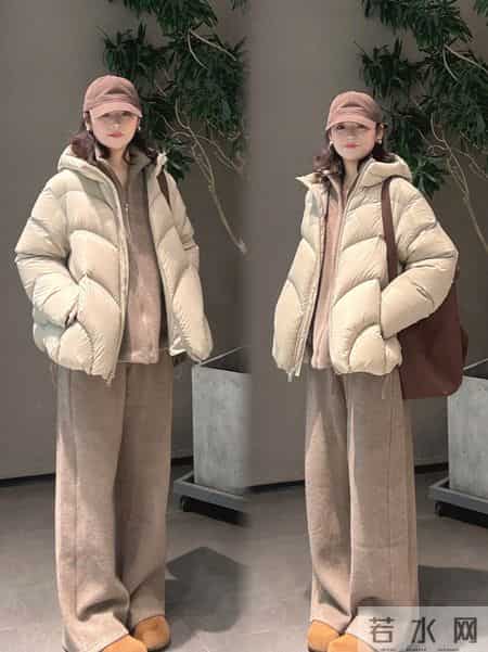 别再乱买羽绒服了！18套「卡其色系+同色系穿搭」公式显瘦又高级