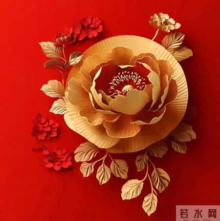 以富贵牡丹为头像，开启花开富贵的马年，幸运年年！