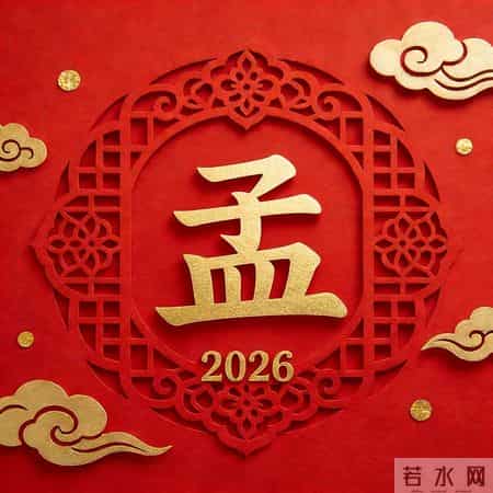 2026年红色百家姓精美图片分享给大家