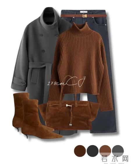 太美啦 这20套胶囊衣橱配色 这组穿搭极其典型的松弛感老钱风！