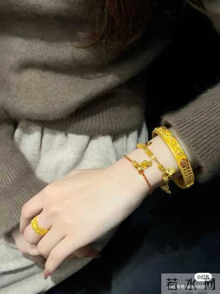 黄金饰品也太好看了吧