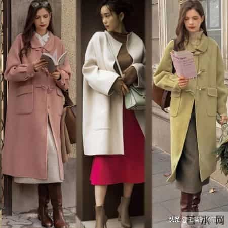 大衣+长裙，温柔又气质，永不过时的好看