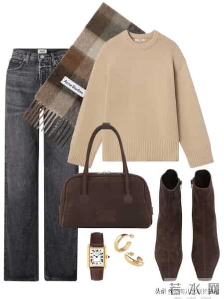 早春穿搭灵感:用色彩打破沉闷知识分子风:红色针织的亮眼点缀